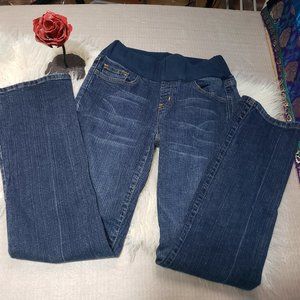 Motherhood Maternity Jeans slip on elastic belly very stretchy waistband